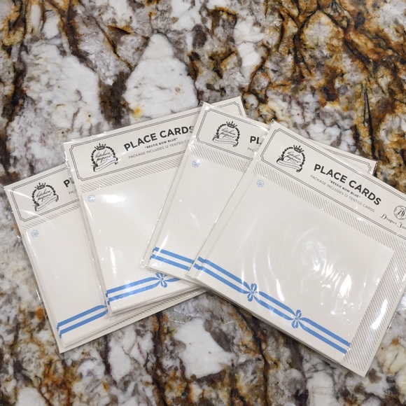 Place Cards by Draper James in Bessie Bow Blue. - Picture 2 of 8